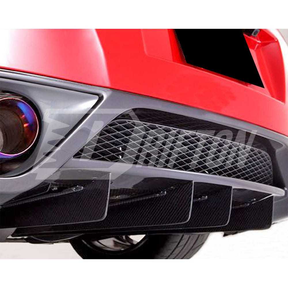 Jun Style Carbon Fiber Rear Diffuser Blade Fin For Nissan R35 GTR 2008-2019