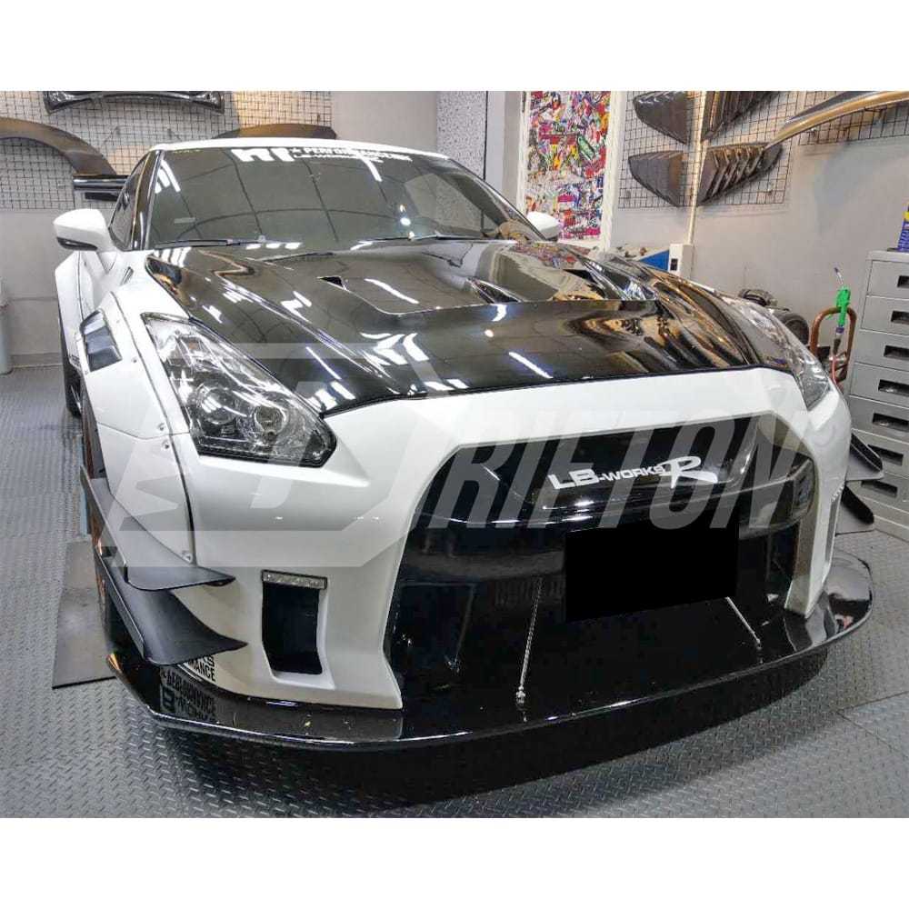 LB Performance V2 Style Carbon Fiber Hood For Nissan R35 GTR 2008-2016