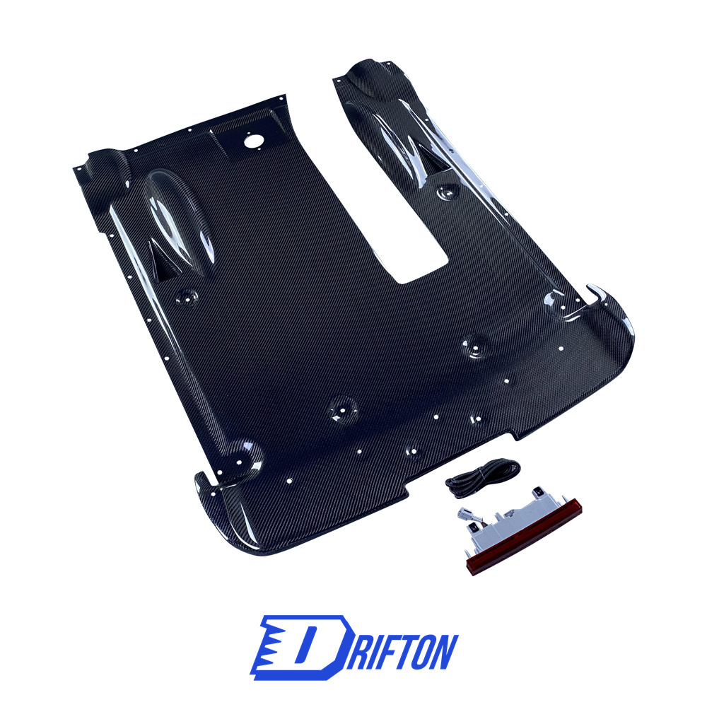 MY12 OEM Style Carbon Fiber Rear Under Diffuser With Brake Light For Nissan R35 GTR 2008-2018