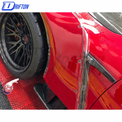 MY17 Style ABS Fender Emblem & Dry Carbon Fiber Emblem Cover For Nissan R35 GTR 2008-2023