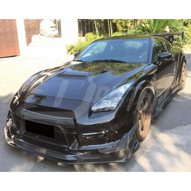 Varis KAMIKAZE R Super Sonic Style Half Carbon Fiber Wide Body Kit For Nissan R35 GTR 2008-2016