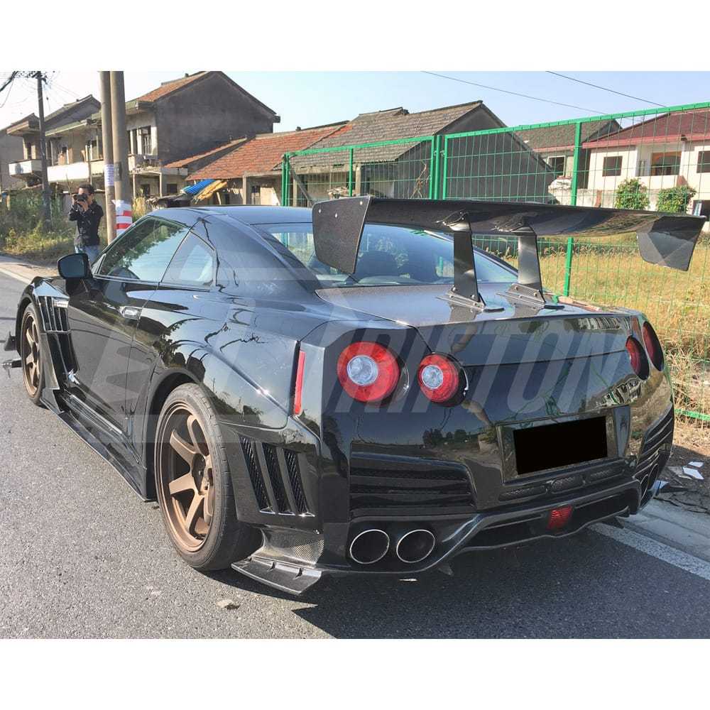 Varis KAMIKAZE R Super Sonic Style Half Carbon Fiber Wide Body Kit For Nissan R35 GTR 2008-2016