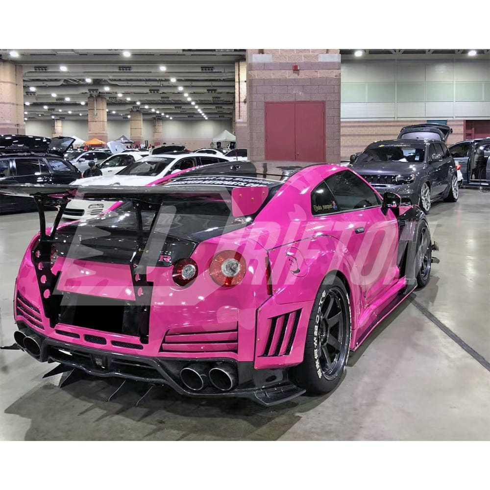 Varis KAMIKAZE R Super Sonic Style Half Carbon Fiber Wide Body Kit For Nissan R35 GTR 2008-2016