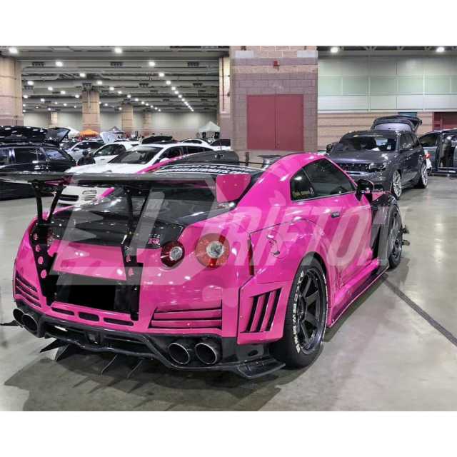 Varis KAMIKAZE R Super Sonic Style Half Carbon Fiber Wide Body Kit For Nissan R35 GTR 2008-2016