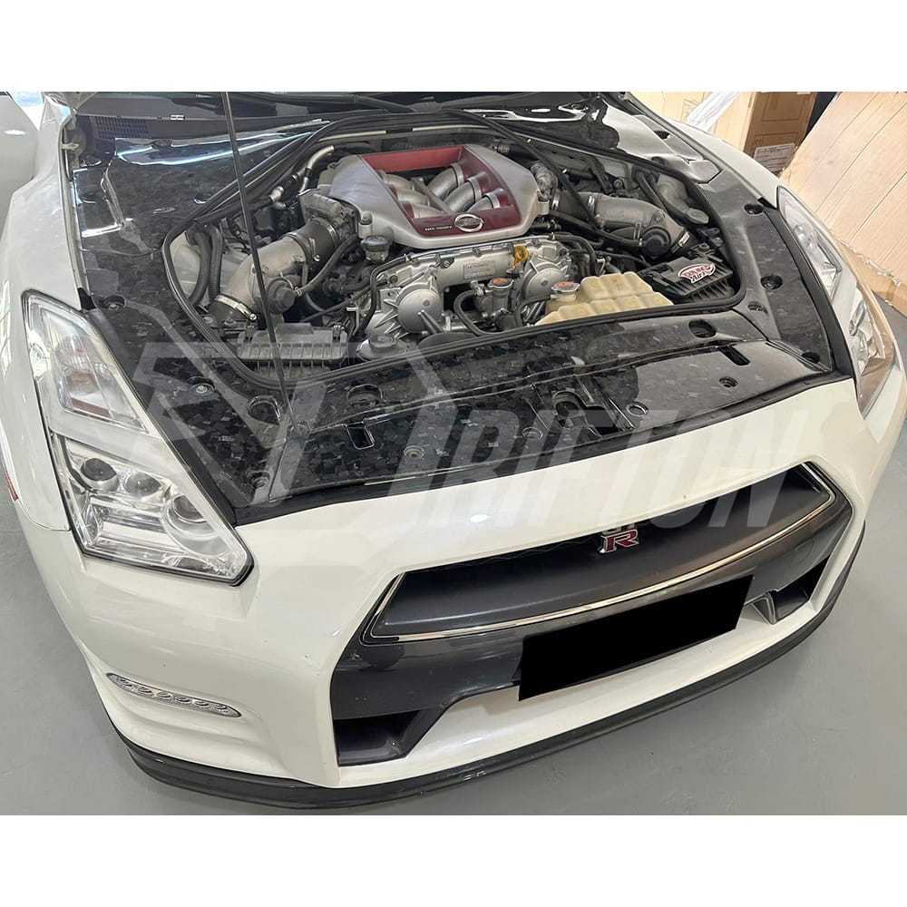 Nordring Challenge Style Forged Carbon Fiber Cooling Bay Dress Up Kit For Nissan R35 GTR 2008-2019