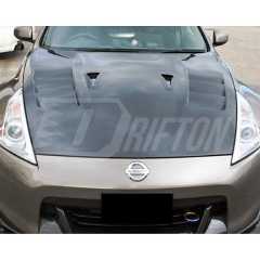 Top Secret Style Carbon Fiber Hood For NIissan 370Z Z34 2008-2019