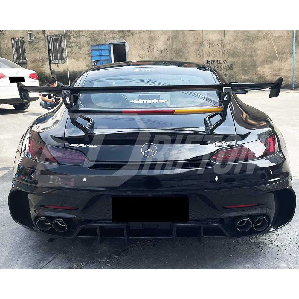 Black Series Style Half Carbon Fiber Body Kit For Mercedes-Benz AMG GT GTS GTC GTR 2015-2019