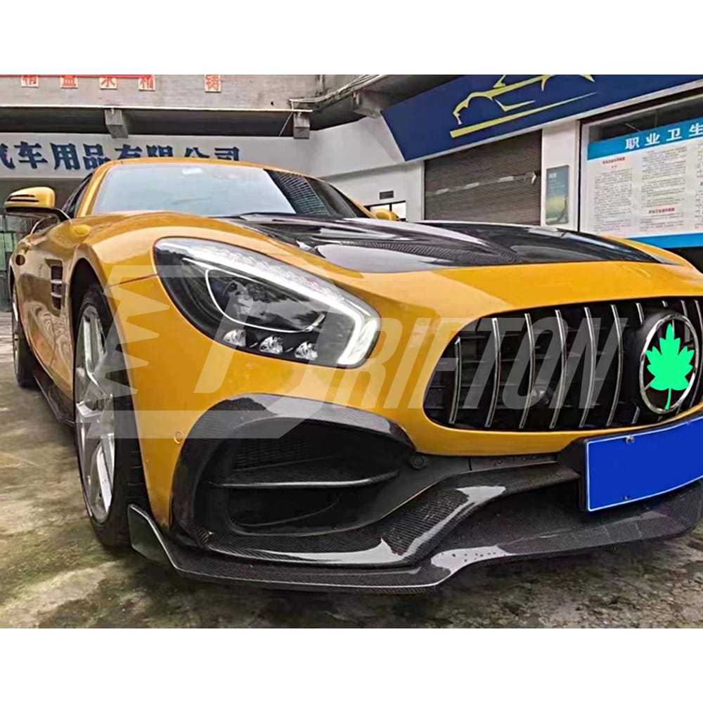 Carbon Fiber Front Lip For Mercedes-Benz AMG GT GTS 2017-2019