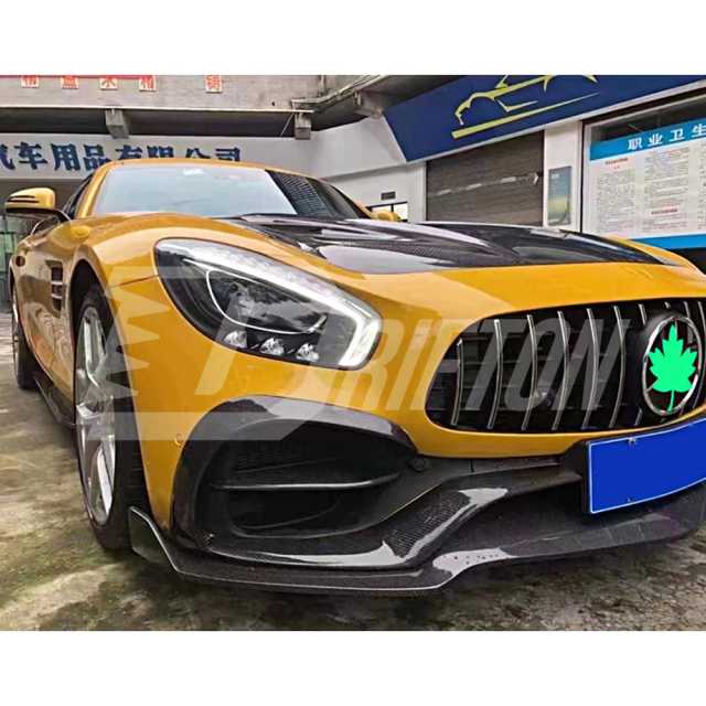 Carbon Fiber Front Lip For Mercedes-Benz AMG GT GTS 2017-2019