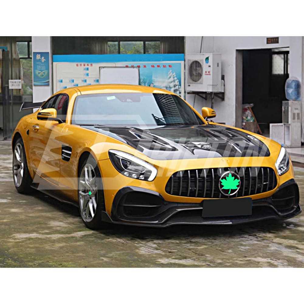 Carbon Fiber Front Lip For Mercedes-Benz AMG GT GTS 2017-2019