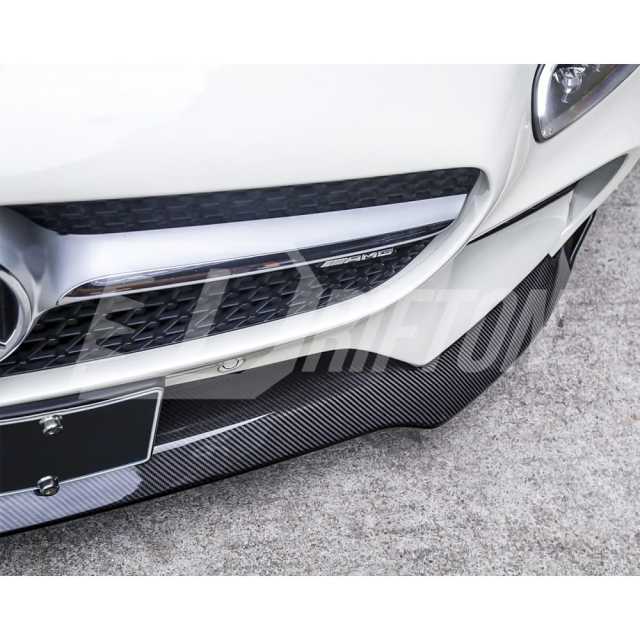 Paktechz V2 Style Carbon Fiber Front Lip For Mercedes-Benz AMG GT GTS 2015-2016
