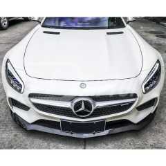 Paktechz V2 Style Carbon Fiber Front Lip For Mercedes-Benz AMG GT GTS 2015-2016