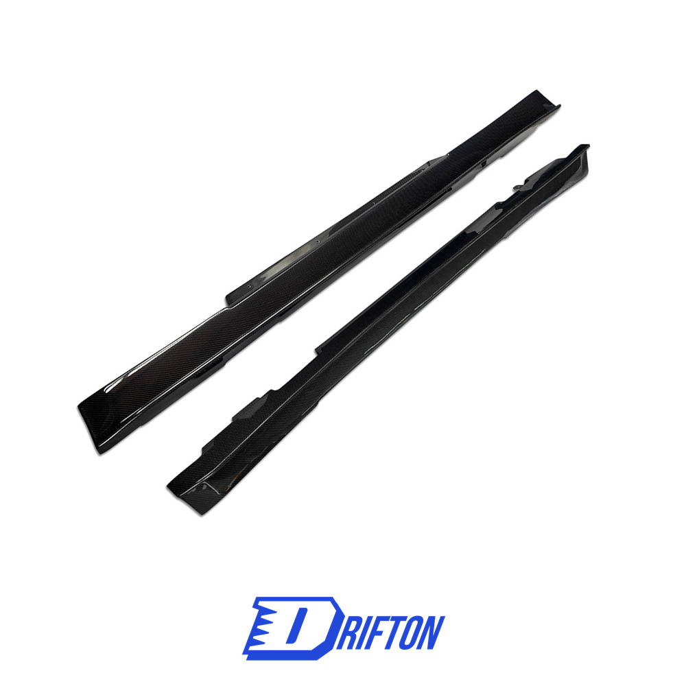 Blitz Style Carbon Fiber Side Skirt For Nissan R35 GTR 2008-2019