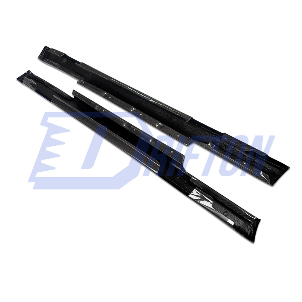 Blitz Style Carbon Fiber Side Skirt For Nissan R35 GTR 2008-2019