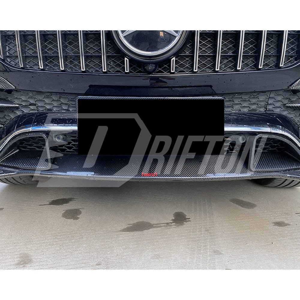 Dry Carbon Fiber Front Bumper Vent Cover For Mercedes Benz W167 GLE 450 2020-2023