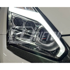 Carbon Fiber Eyelid Eyebrow For Nissan R35 GTR 2008-2016