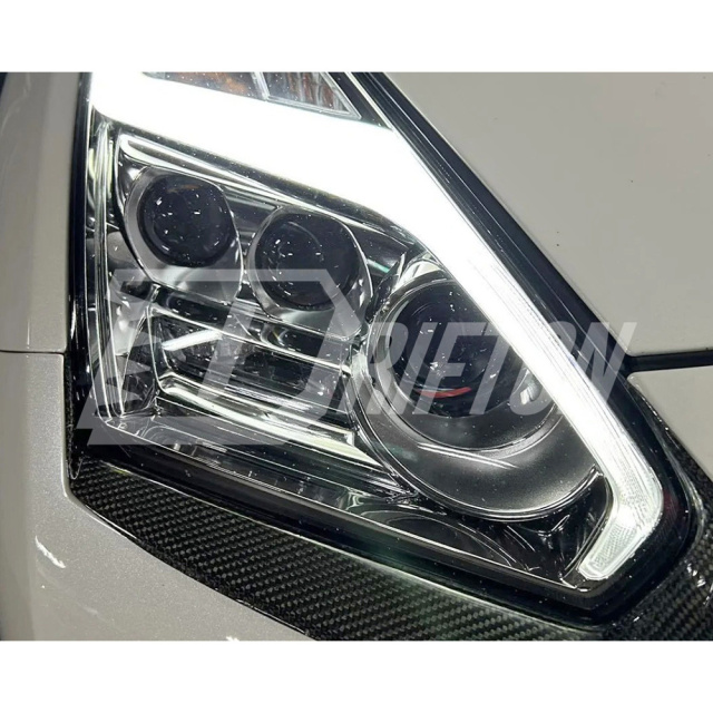 Carbon Fiber Eyelid Eyebrow For Nissan R35 GTR 2008-2016
