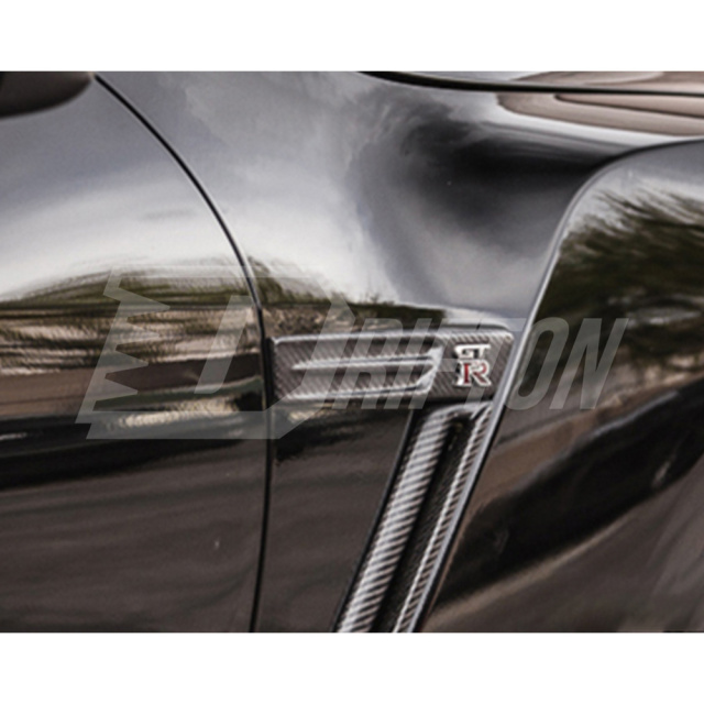 Carbon Fiber Fender Emblem Replacemnet For Nissan R35 GTR 2008-2016