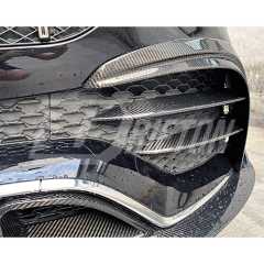 Dry Carbon Fiber Front Bumper Vent Cover For Mercedes Benz W167 GLE 450 2020-2023