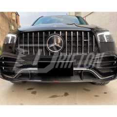 Dry Carbon Fiber Front Bumper Vent Cover For Mercedes Benz W167 GLE 450 2020-2023