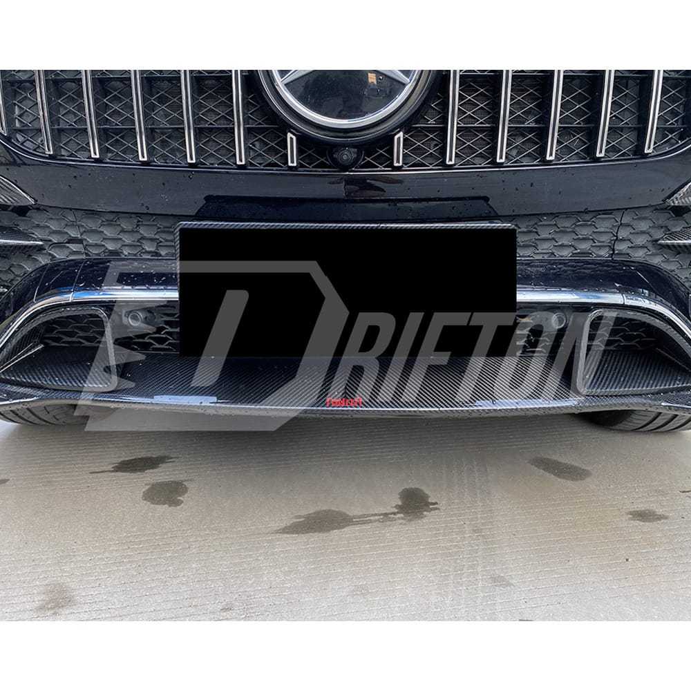 Dry Carbon Fiber Front Bumper Vent Cover For Mercedes Benz W167 GLE 450 2020-2023