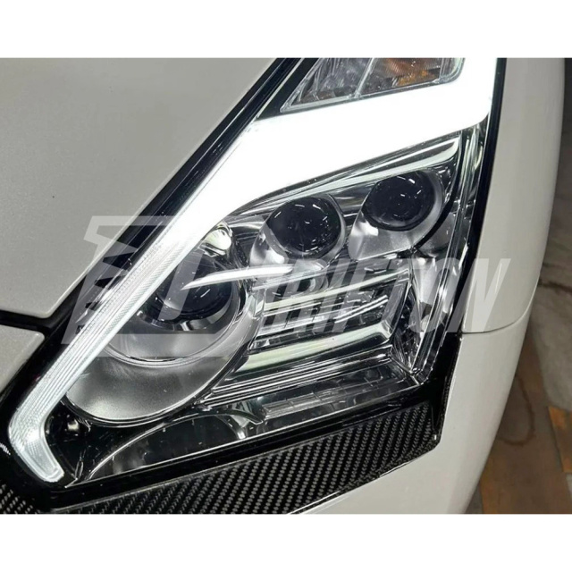 Carbon Fiber Eyelid Eyebrow For Nissan R35 GTR 2008-2016