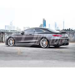 RT Style Carbon Fiber Rear Spoiler For Mercedes Benz C217 W217 S63 S65 AMG Coupe 2014-2020