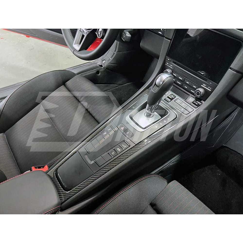 Dry Carbon Fiber Interiors For Porsche 718 Cayman Boxster 2016-2020