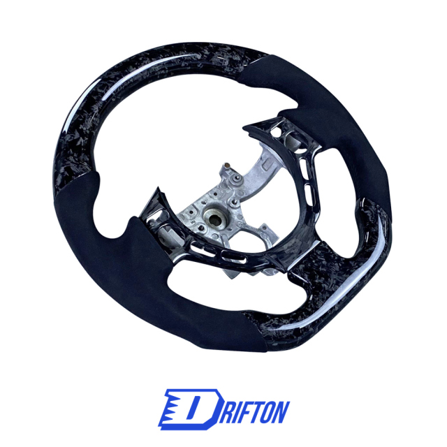 Customzie Forged Carbon Fiber Alcantara Steering Wheel With Center Trim Cover For Nissan R35 GTR 2008-2016