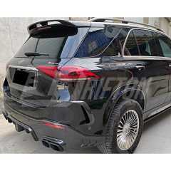 Dry Carbon Fiber Rear Bumper Canards For Mercedes Benz W167 GLE 450 2020-2023