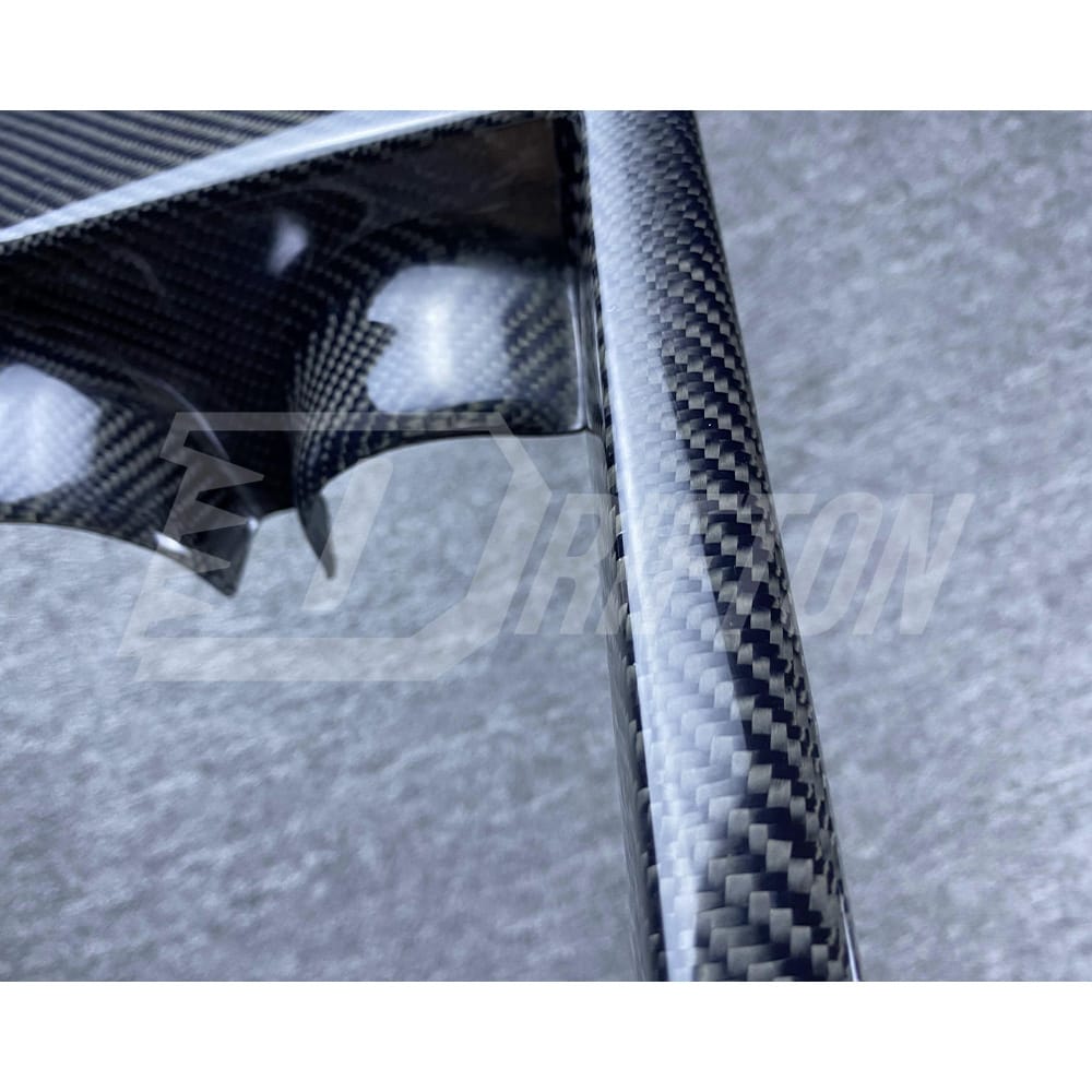 Contact us to get professional assistance & order. Features: &bull; High-tech production line(3D Scanning&rarr;3Ddesign&rarr;3D printing&rarr;CNC mold&rarr;Tests) &bull; High fitting accuracy &bull; Made by Real Carbon Fiber material &bull; 3K/6K/12K Plain/Twill/Forged Carbon Fiber Weave Finished Option &bull; Glossy & Matte Finishing, UV Protection From Fading &bull; Carefully Packaged by Carton Box with Wooden Frame &bull; Global shipping by air & sea &bull; Any products produce by DRIFTON will offer after-sales support & guarantee