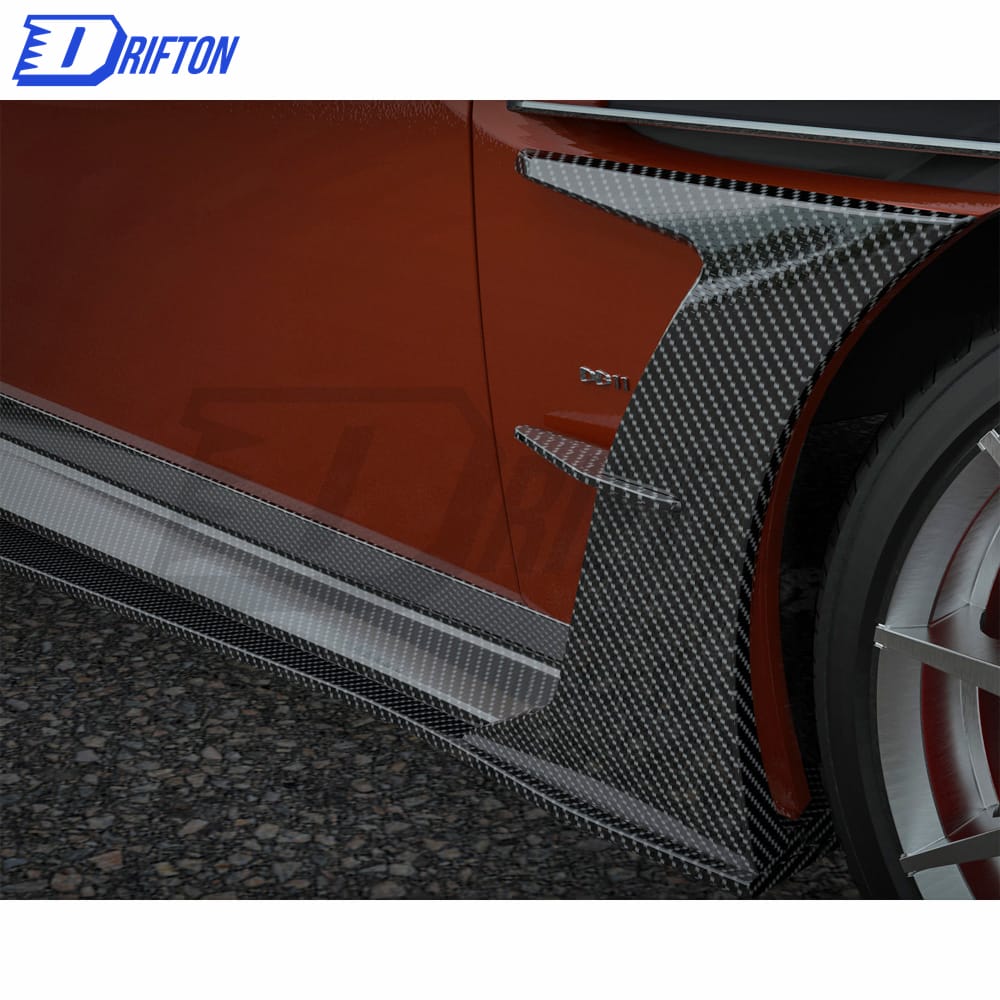 Paketchz Style Dry Carbon Fiber Front Fender Trim For Aston Martin DB11