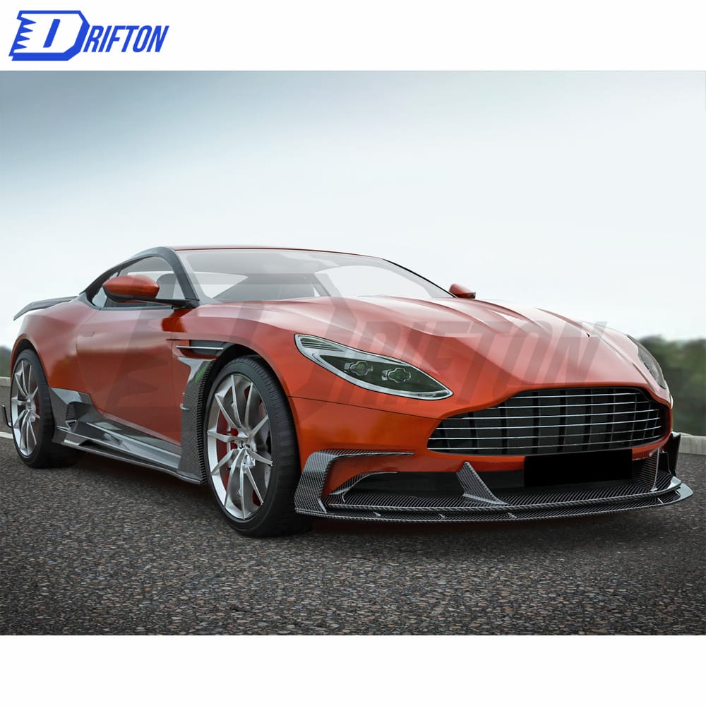 Paketchz Style Dry Carbon Fiber Front Fender Trim For Aston Martin DB11