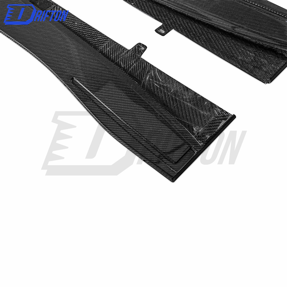 Paketchz Style Dry Carbon Fiber Side Skirt Trims Planel For Aston Martin DB11