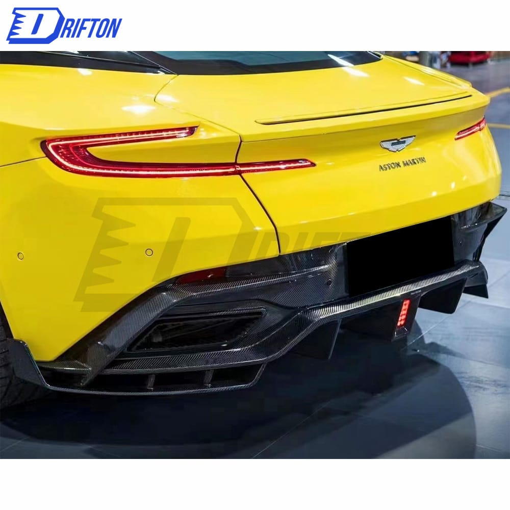 Paktechz Style Dry Carbon Fiber Front Lip & Canards For Aston Martin DB11 2017-2022