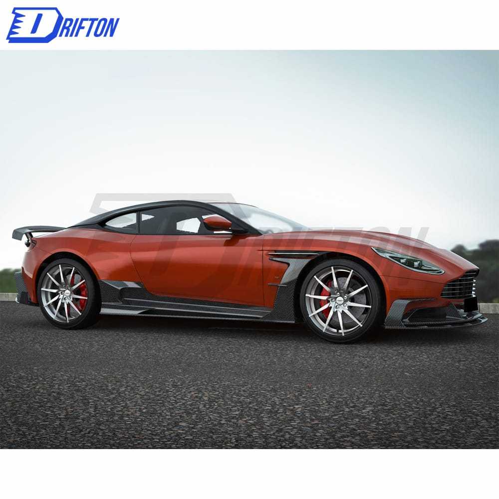 Paketchz Style Dry Carbon Fiber Front Fender Trim For Aston Martin DB11