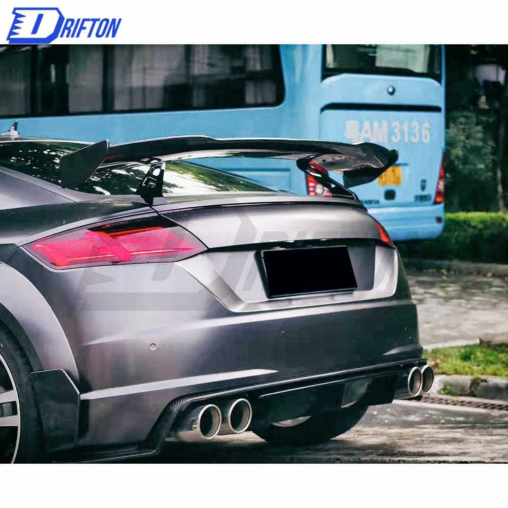 Performence Style Dry Carbon Fiber Rear Diffuser For Audi TT TTS TTRS 2015-2022