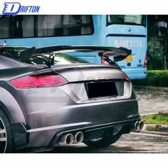 Performence Style Dry Carbon Fiber Rear Diffuser For Audi TT TTS TTRS 2015-2022