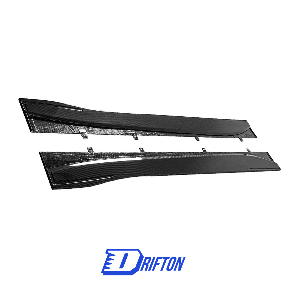 Paketchz Style Dry Carbon Fiber Side Skirt Trims Planel For Aston Martin DB11
