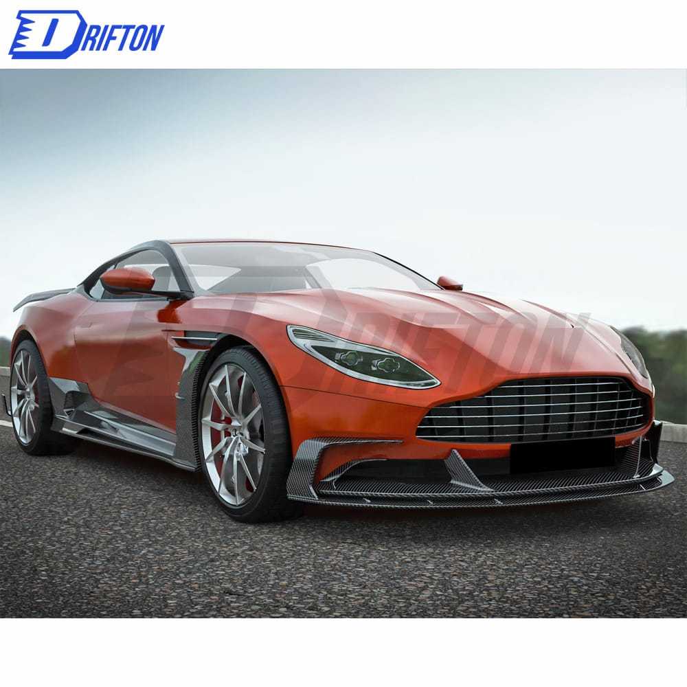 Paketchz Style Dry Carbon Fiber Front Fender Trim For Aston Martin DB11