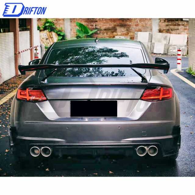 Performence Style Dry Carbon Fiber Rear Diffuser For Audi TT TTS TTRS 2015-2022