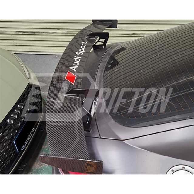 Performence Style Dry Carbon Fiber Rear Spoiler For Audi TT TTS TTRS 2015-2022