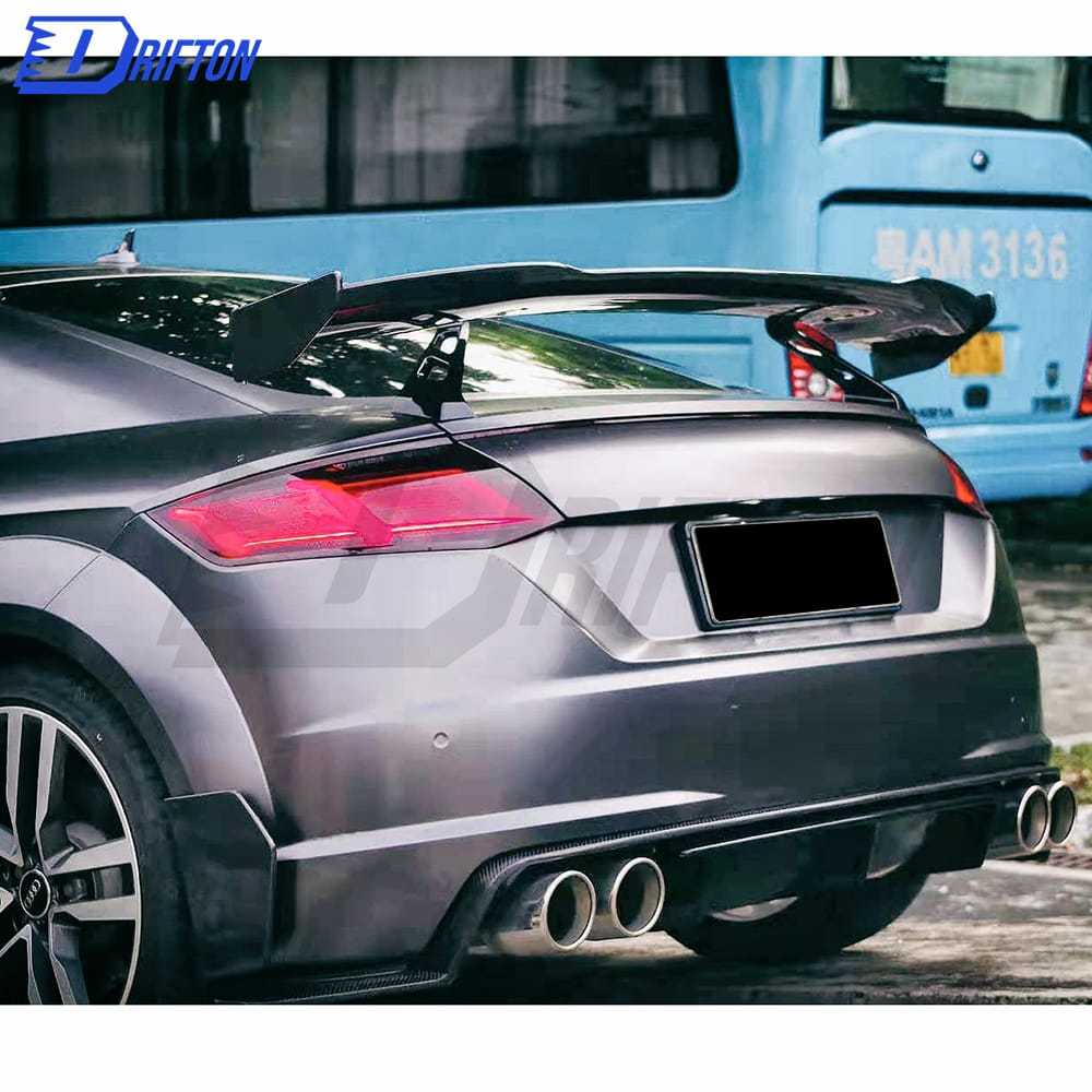 WS Style Dry Carbon Fiber Rear Spoiler For Audi TT TTS TTRS 2015-2022