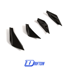 CMST Style Dry Carbon Fiber Front Canards For Aston Martin DB11 2017-2022