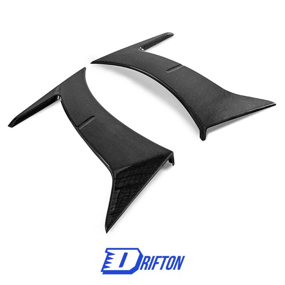 Paketchz Style Dry Carbon Fiber Front Fender Trim For Aston Martin DB11