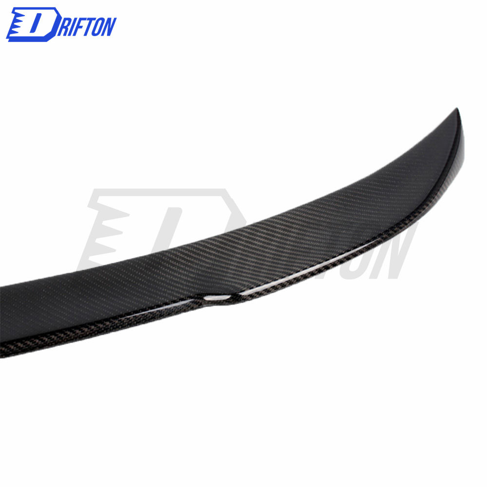 CS Style Carbon Fiber Rear Spoiler Trunkg Wing For BMW 5 Series F10 F18 2010-2016