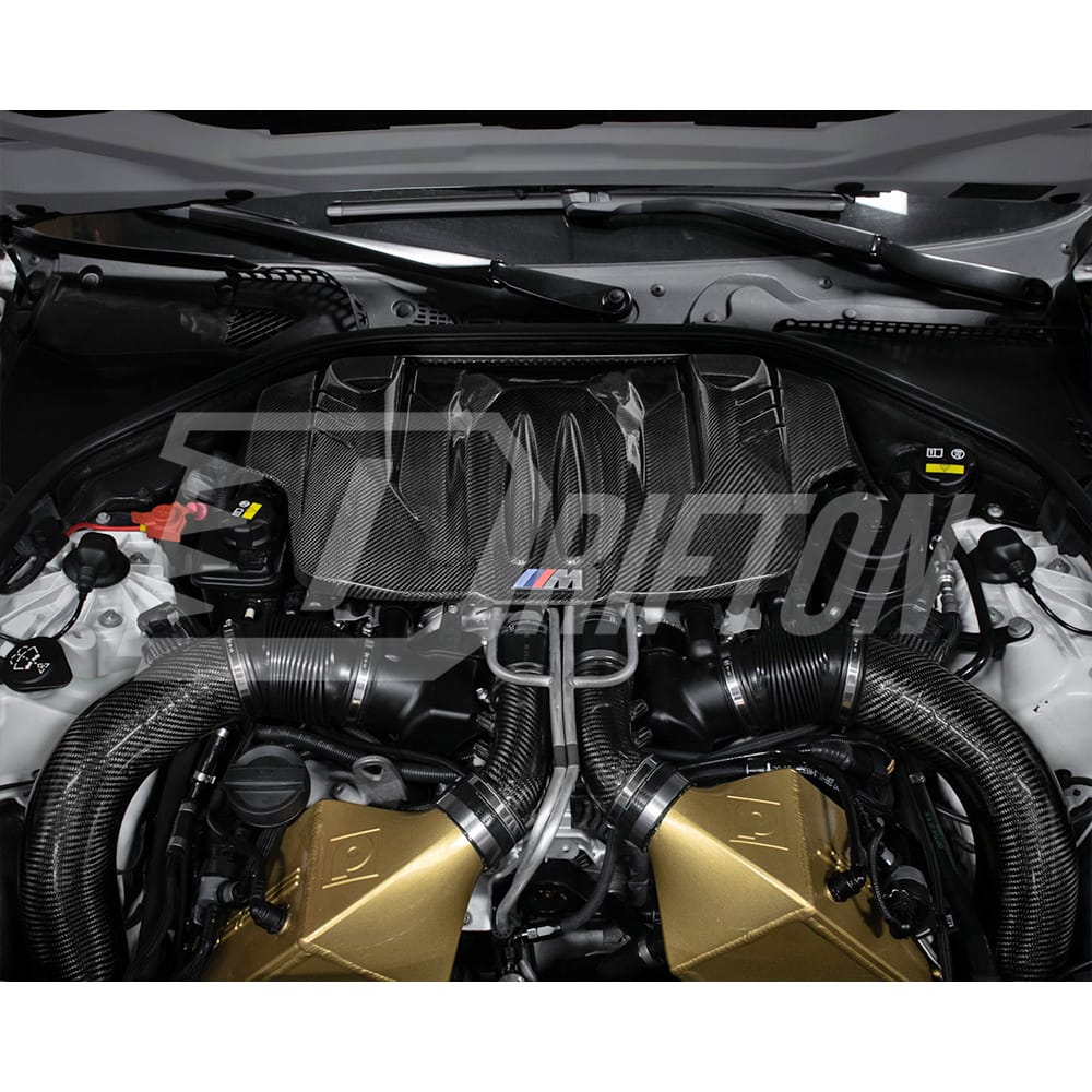 Dry Carbon Fiber Engine Cover For BMW 5 Series F10 M5 F12 F13 F06 M6 2010-2016