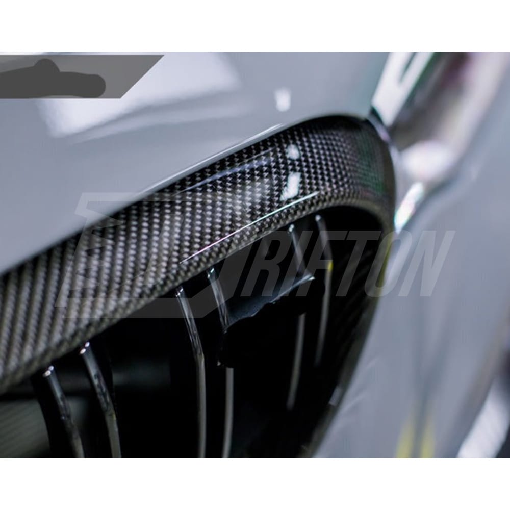 Dry Carbon Fiber Front Grill Cover For BMW 5 Series F90 M5 2017-2019