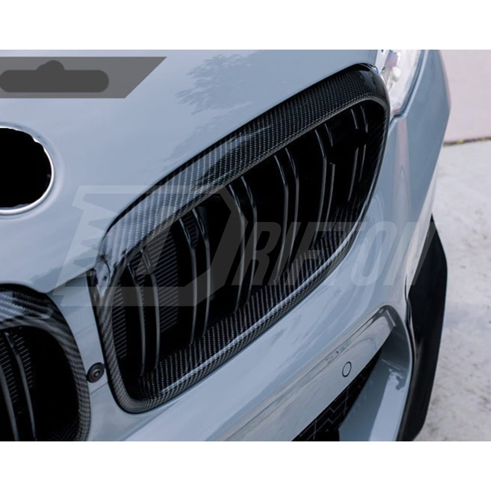 Dry Carbon Fiber Front Grill Cover For BMW 5 Series F90 M5 2017-2019