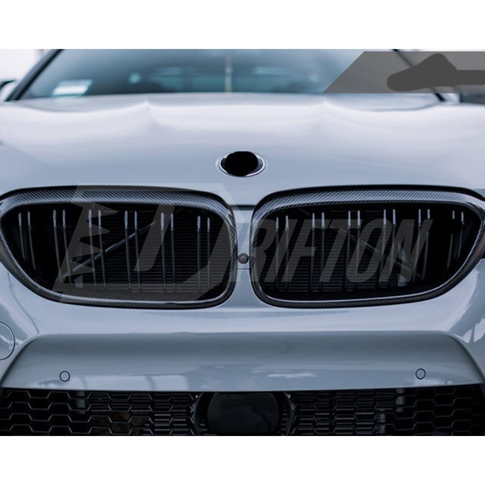 Dry Carbon Fiber Front Grill Cover For BMW 5 Series F90 M5 2017-2019